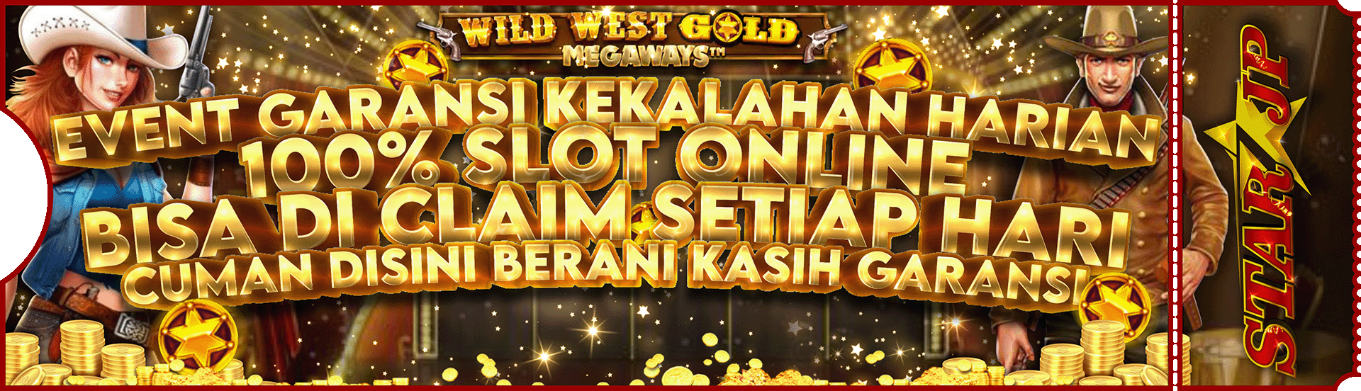 EVENT GARANSI KEKALAHAN HARIAN 100% SLOT CLAIM SETIAP HARI
