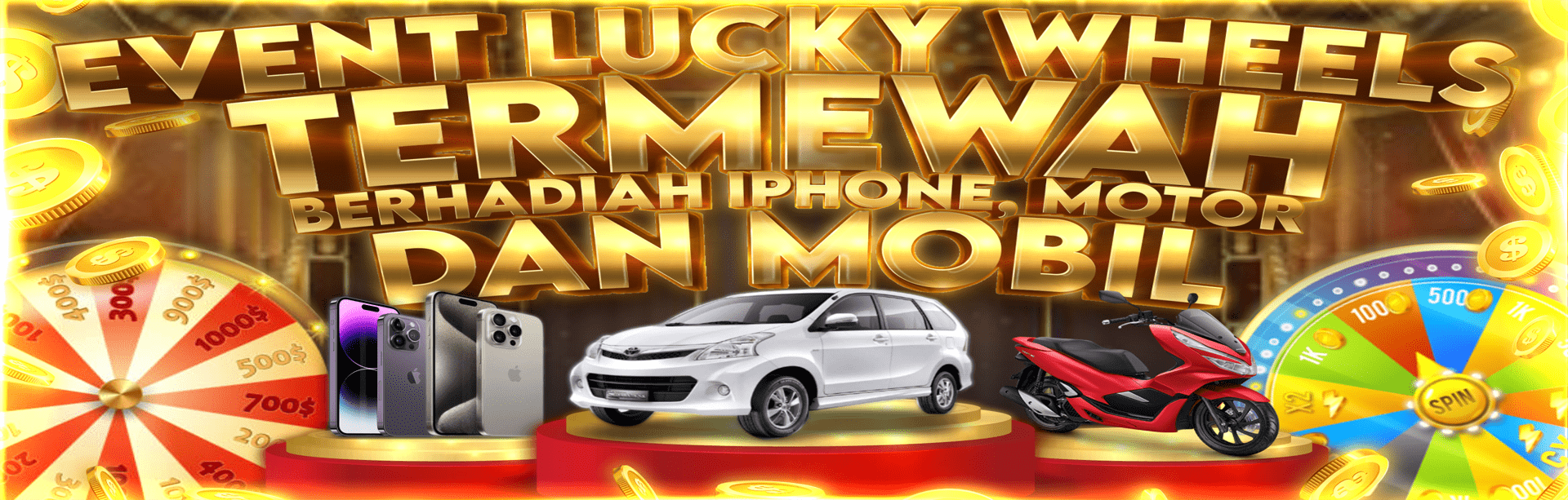 LUCKY WHEELS MEWAH STARJP ANTI ZONK